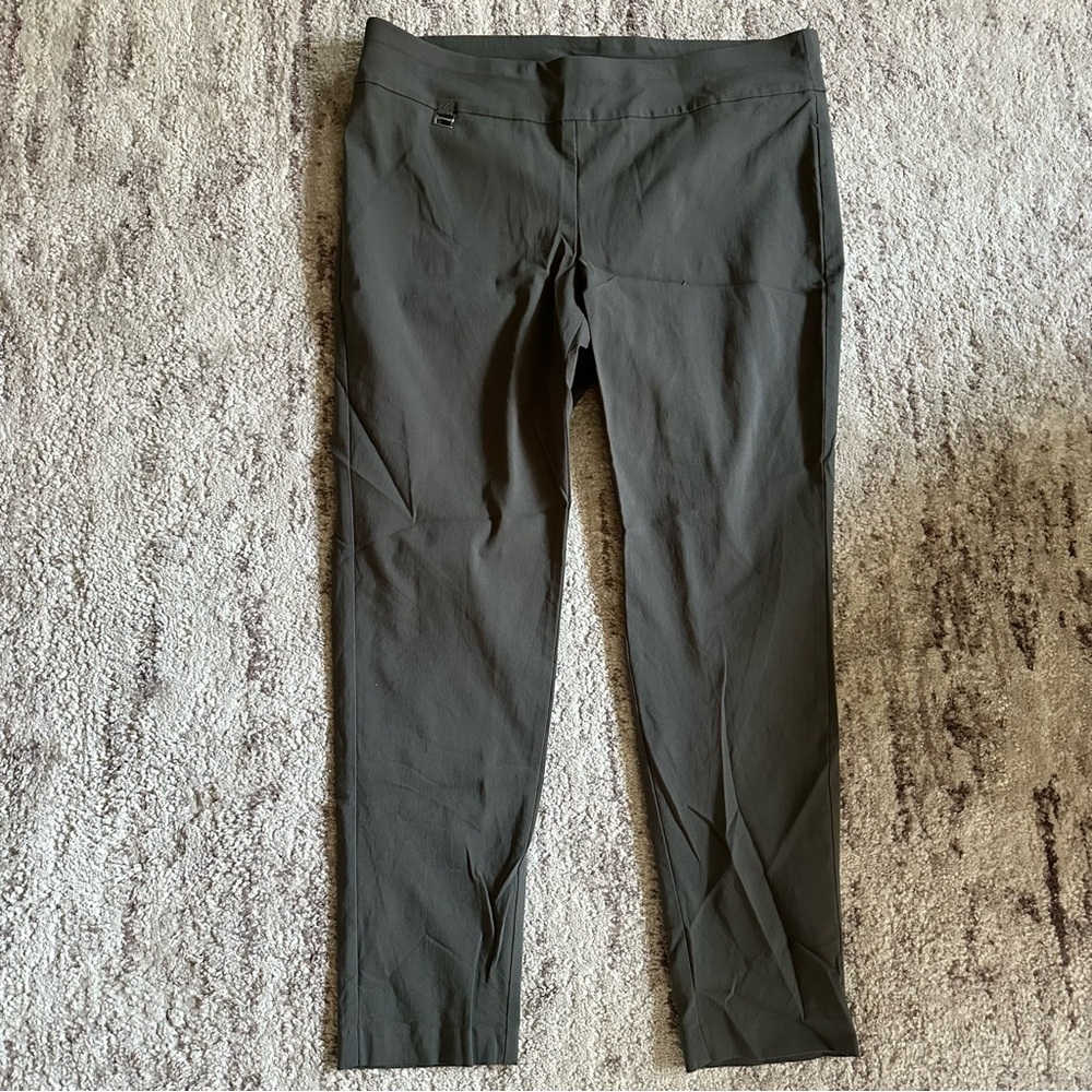 Alfani Women's Straight Leg Pants - Dark Olive